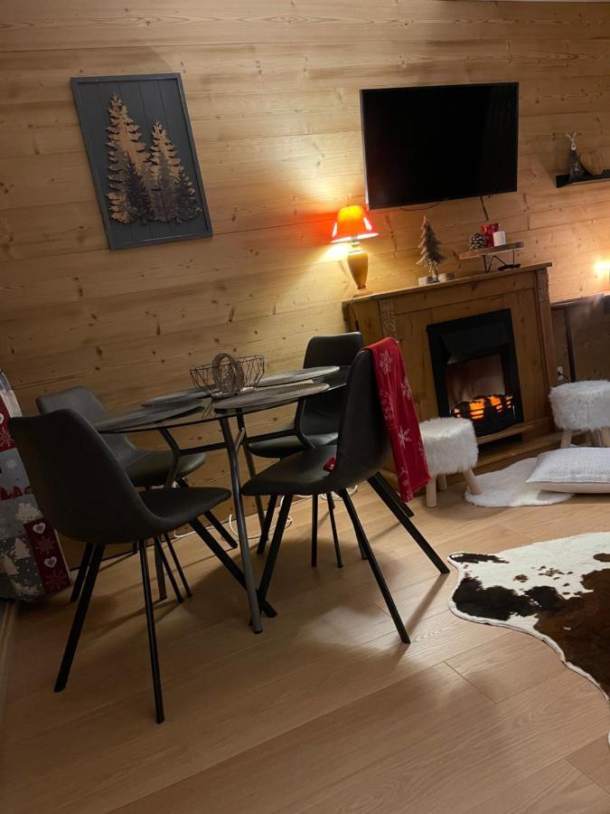 Studio 2 Alpes Style Chalet Au Pied De Telesiege Du Diable レ・デュー・アルプ エクステリア 写真