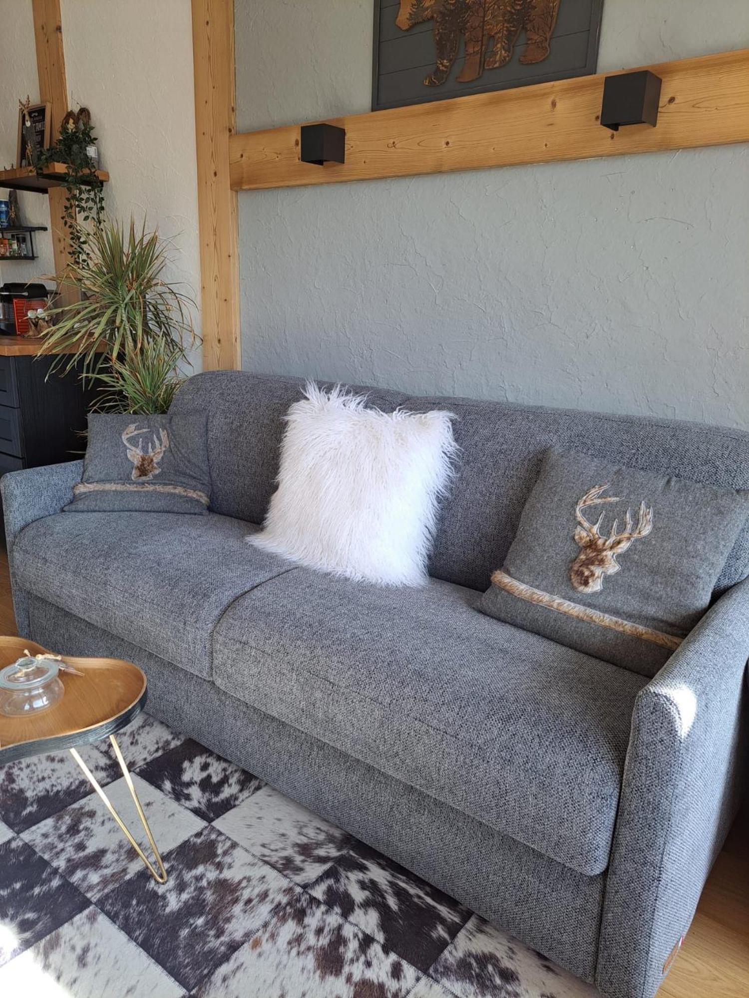 Studio 2 Alpes Style Chalet Au Pied De Telesiege Du Diable レ・デュー・アルプ エクステリア 写真