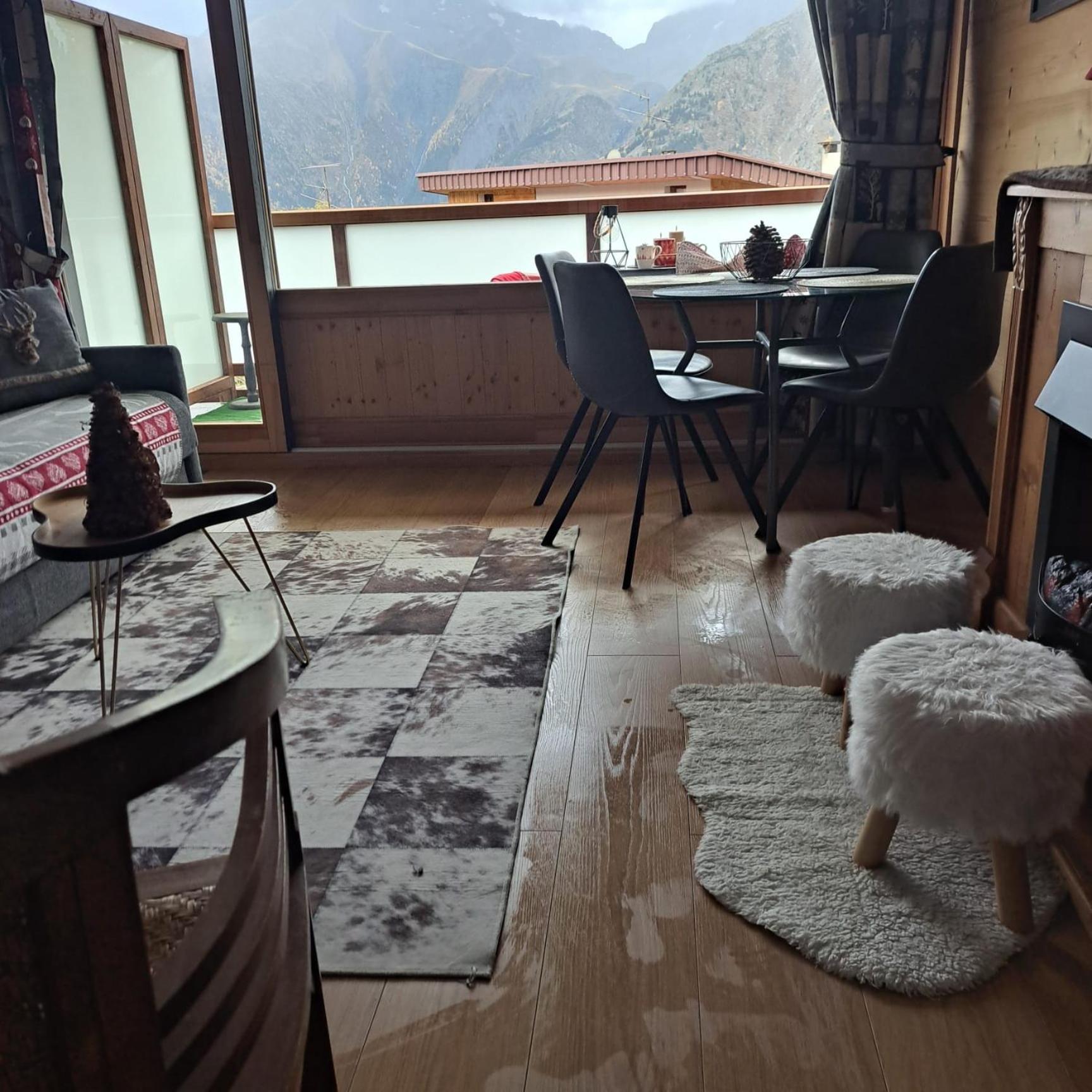 Studio 2 Alpes Style Chalet Au Pied De Telesiege Du Diable レ・デュー・アルプ エクステリア 写真