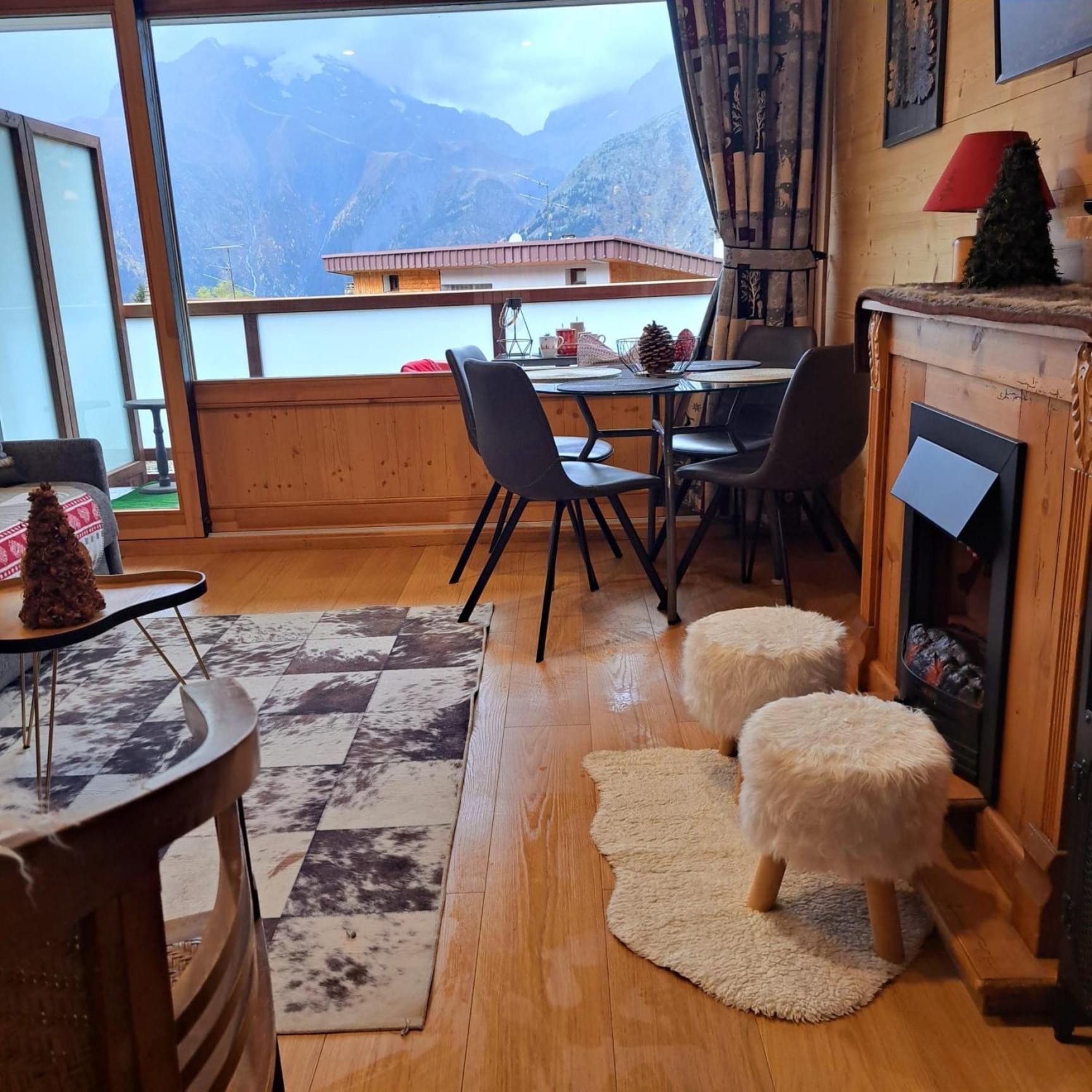 Studio 2 Alpes Style Chalet Au Pied De Telesiege Du Diable レ・デュー・アルプ エクステリア 写真